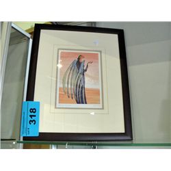 Framed native print  spirit of the dawn 