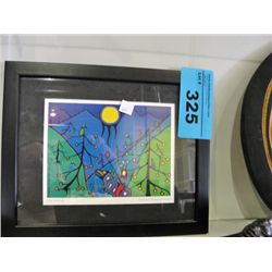 Framed native print "the journey"