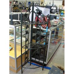 3tier metal corner stand