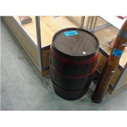 Early 1900s whiskey barrel
