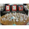 Image 1 : Large lot of assorted quality crystal stemware;