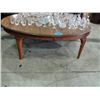 Image 1 : Antique table top converted to coffee table