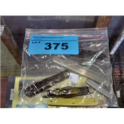 Bag of assorted knives