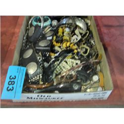 Box of assorted costume jewelry