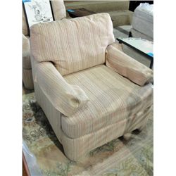 Upholstered living room arm chair
