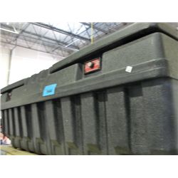 Tough box locking truck bed storage box