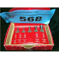 Starrett small hole guages