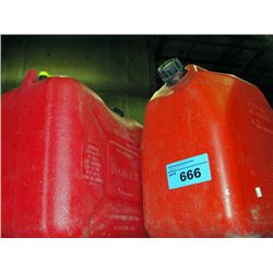 2 jerry cans