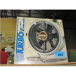 Turbo air fan