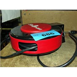 Snap On retractable electrical cord reeler