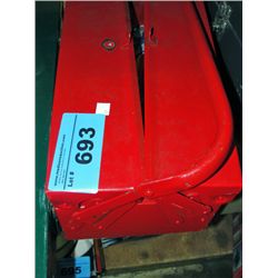 Red toolbox and contents