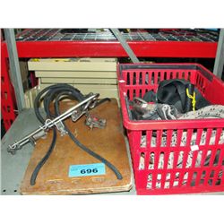 Lot of assorted climbers equipment