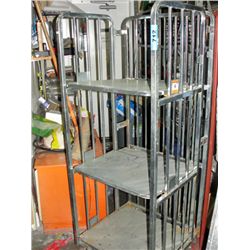 3 shelf rolling parts cart