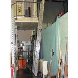 Aluminum extention ladder