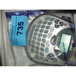 Dymo label maker