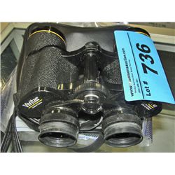 Pair of binoculars with case