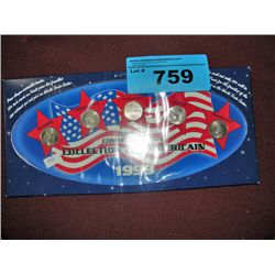 1999 commemortive 25cent american coin collection
