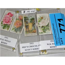 Lot of 5 early 1900s cigarette collectors trading