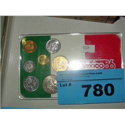 1986 Mexico commemorative coin set