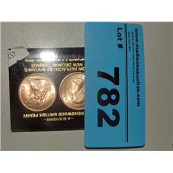 Souveneer of the renowned british penny