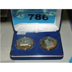 Twin towers commemorative collectors coin set
