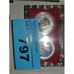 Chinese collectors coin 2pc coin set