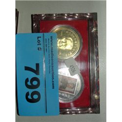 Chinese collectors coin 2pc coin set