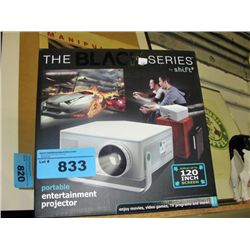 Portable entertainment projector
