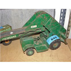 Vintage model brand metal toy conveyor truck