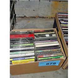 One box of music CDs