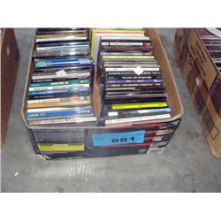 One box of music CDs