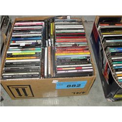 One box of music CDs