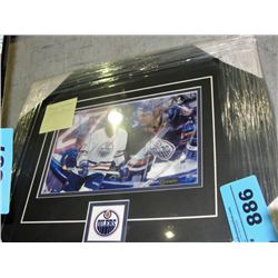 George lariqua oilers photo, framed