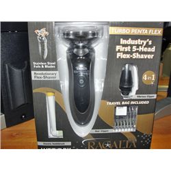 Turbo pentaflex revolutionary flex shaver