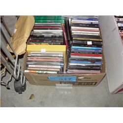 One box of music CDs