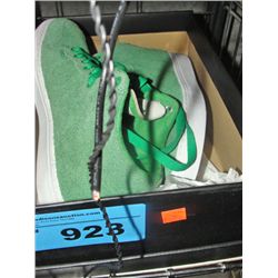 Pair of new green shoes