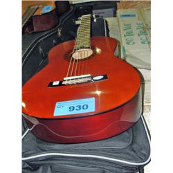 Valencia accoustic guitar with soft case