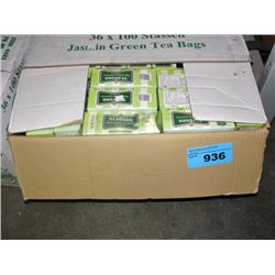 One case of green tea