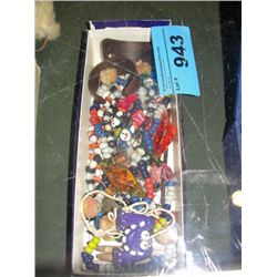 One box of assorted costume jewelry