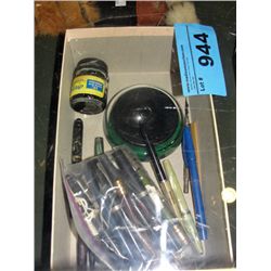 One box of assorted pens