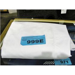 One new white queen size top sheet