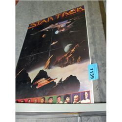 Star trek print on board decorative wall hanging