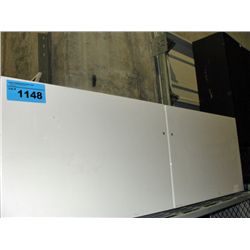 White laquer 2 door cabinet