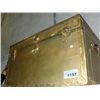 Image 1 : Painted gold empty storage trunk