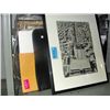 Image 1 : Shelf lot of prints pictures and artists portfolio