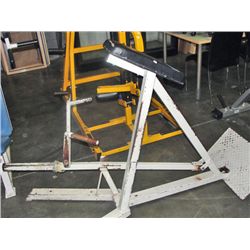 Professional weight lifters preacher bench dumb