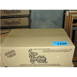 One box of hardbite potato chips