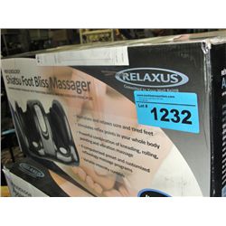 Relaxus shiatshu foot bliss massager
