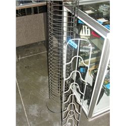 2 metal storage towers