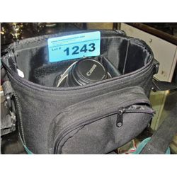 Cannon 35mm film camera with case